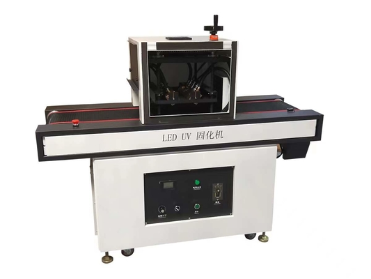 Machine de durcissement à LED UV courroie de convoyeur Tunnel de bureau pour le durcissement des revêtements de colle