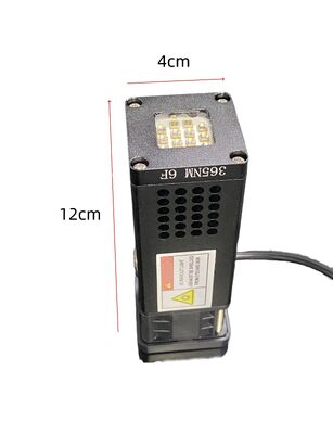 Système de durcissement LED UV à haute intensité de 365 nm avec zone de durcissement de 40x40 mm et conception portable
