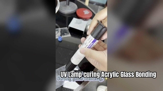 Lampe de polymérisation UV LED haute performance pour le collage de colle UV sur verre acrylique